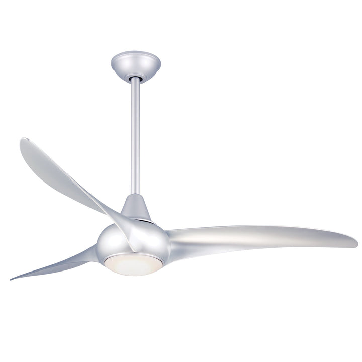 Minka Aire LIGHT WAVE LED52" Three Blade Ceiling Fan F844 Indoor Ceiling Fans Minka-Aire Silver