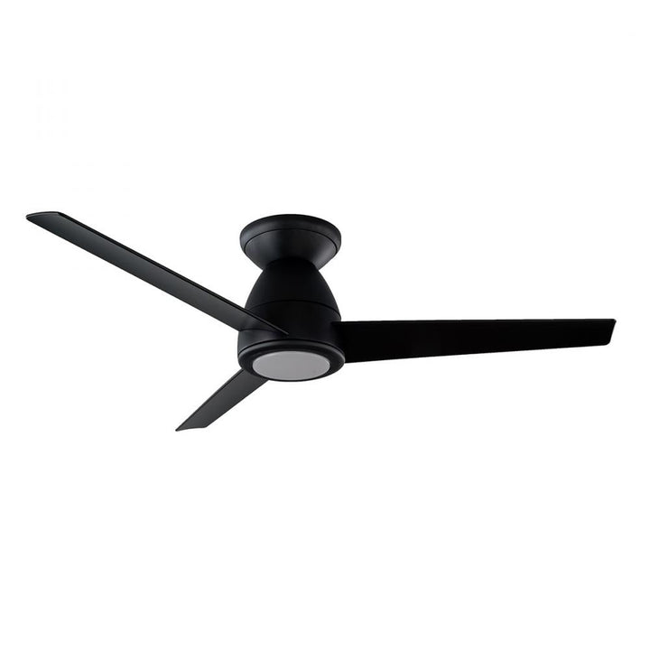 Modern Forms Fans Tip-Top 44" Three Blade Flush Mount Ceiling Fan FH-W2004-44L Outdoor Ceiling Fans Modern Forms Fans Matte Black