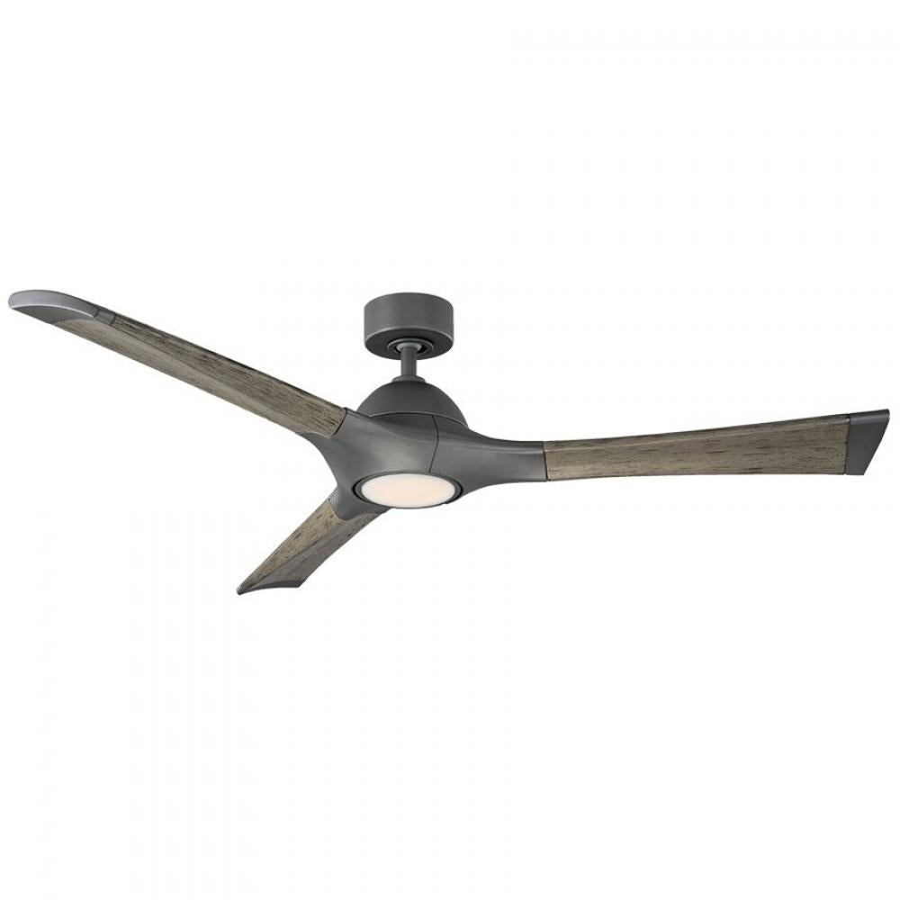 Modern Forms Fans Woody 60 Inch FR-W1814-60L Outdoor Ceiling Fans Modern Forms Fans Graphite/Weathered Gray