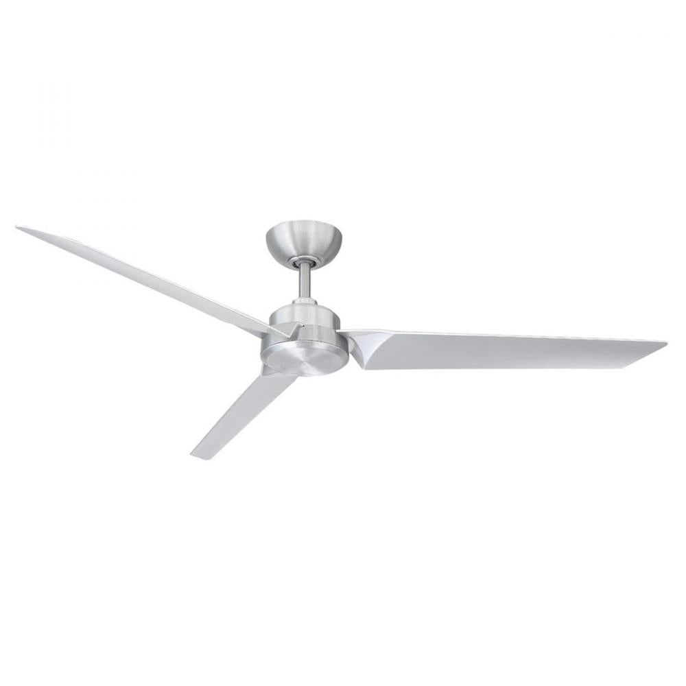 Modern Forms Roboto 62 Downrod FR-W1910-62 Fan Accessories Modern Forms Fans Brushed Aluminum/Titanium Silver