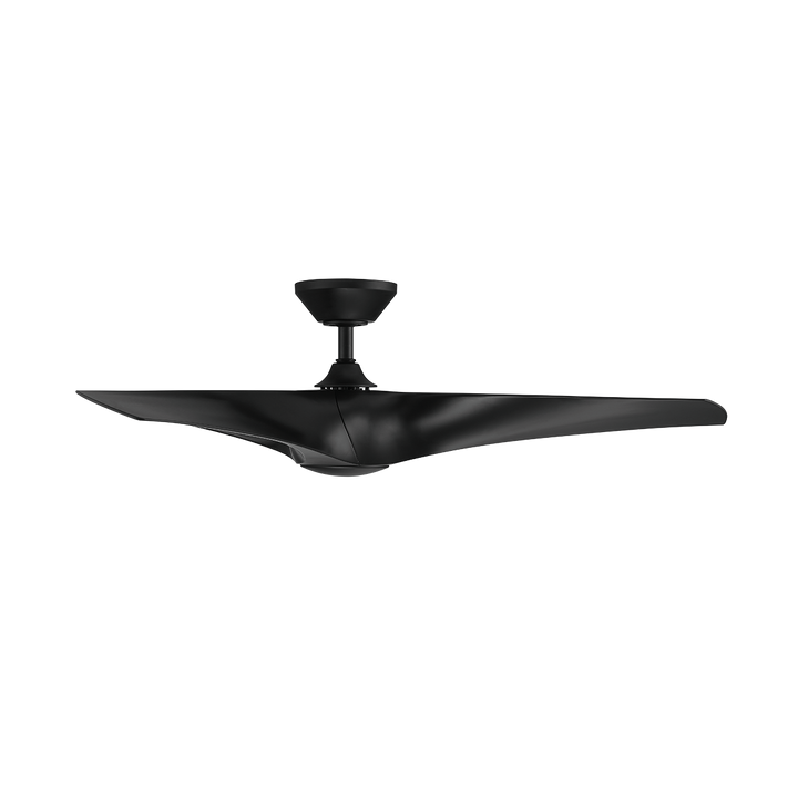 Modern Forms Fans Zephyr Three Blade Ceiling Fan FR-W2006 Outdoor Ceiling Fans Modern Forms Fans Matte Black 52"