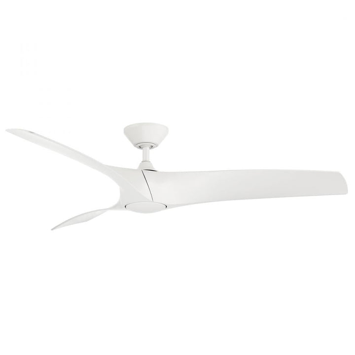 Modern Forms Fans Zephyr Three Blade Ceiling Fan FR-W2006 Outdoor Ceiling Fans Modern Forms Fans Matte White 52"
