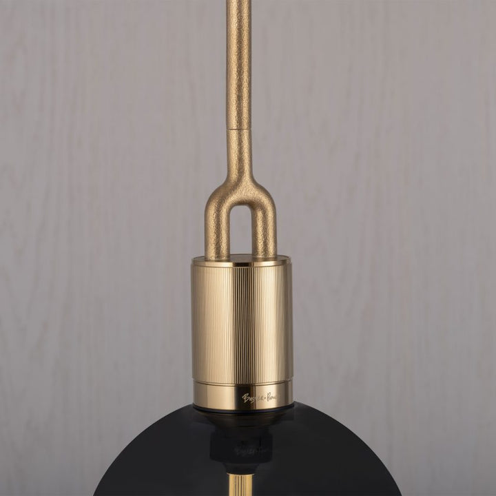 Buster + Punch Forked Globe Pendant Pendants Buster + Punch Brass Smoked Large