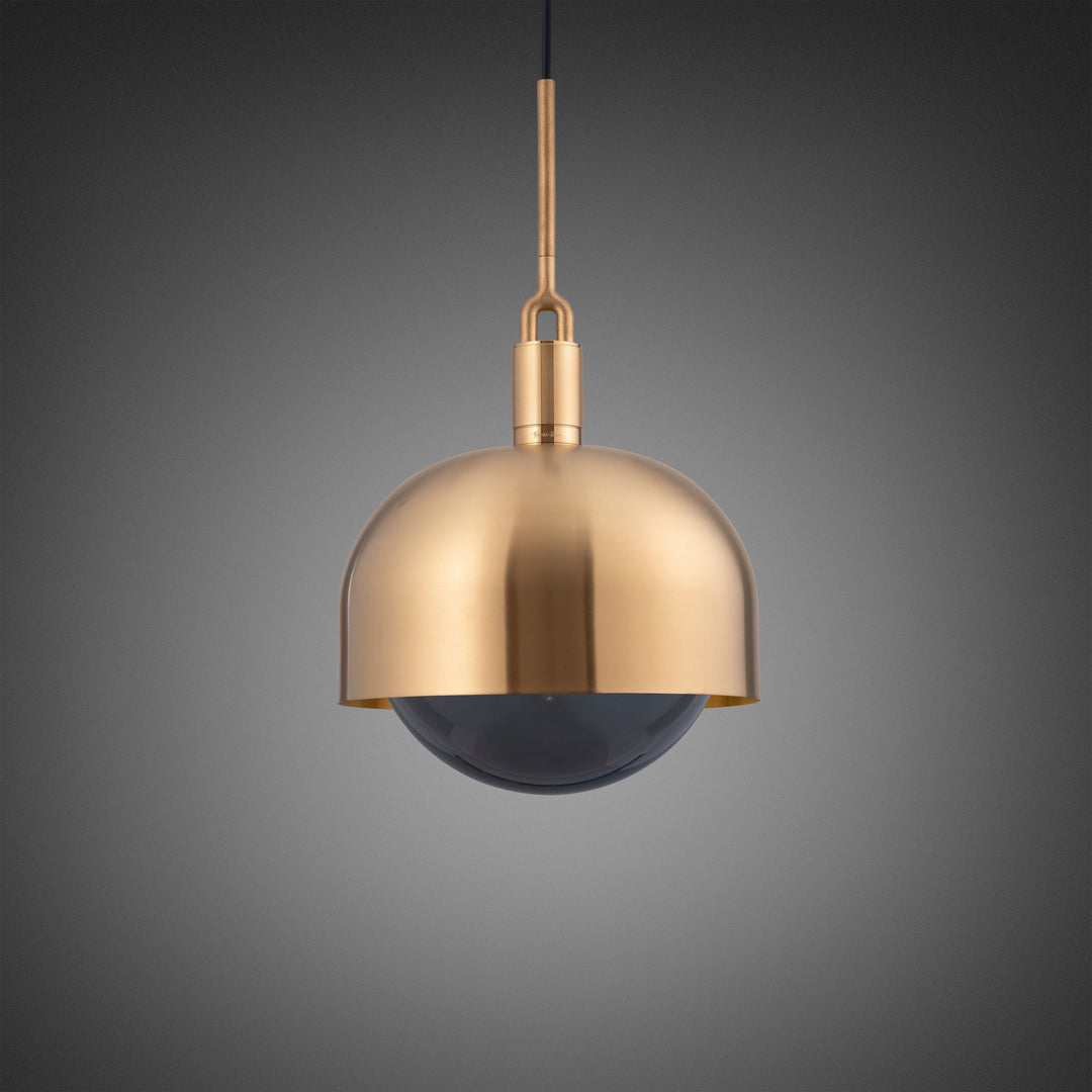 Buster + Punch Forked Pendant Shade / Globe Pendants Buster + Punch Brass Smoked Medium
