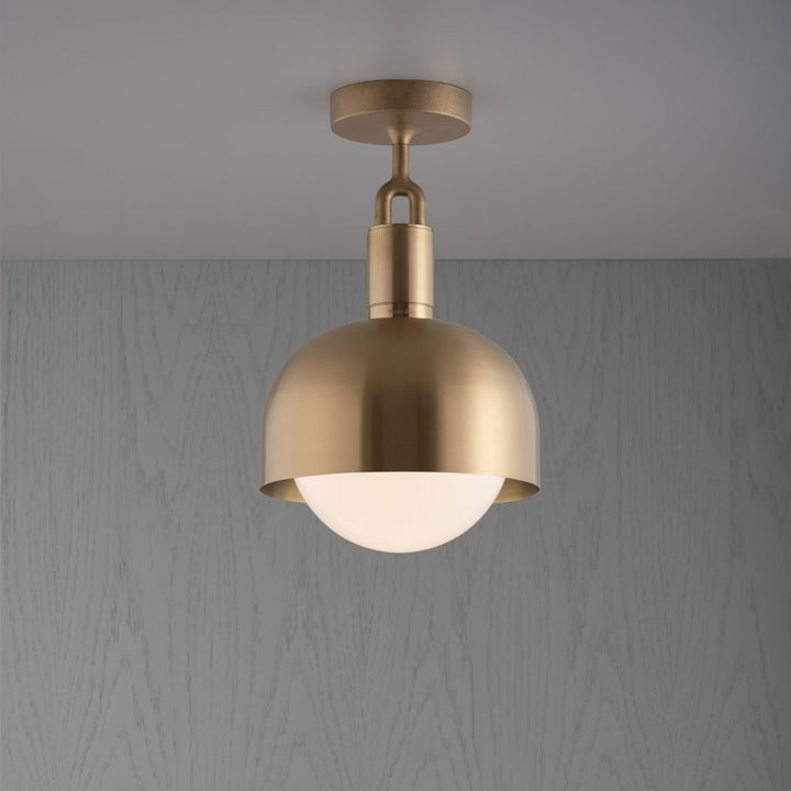 Buster + Punch Forked Ceiling Light with Shade and Globe Ceiling Semi Flush Mounts Buster + Punch