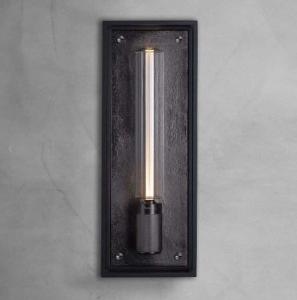 Buster + Punch Caged Wet / Wall Outdoor Wall Lights Buster + Punch Large Gun Metal