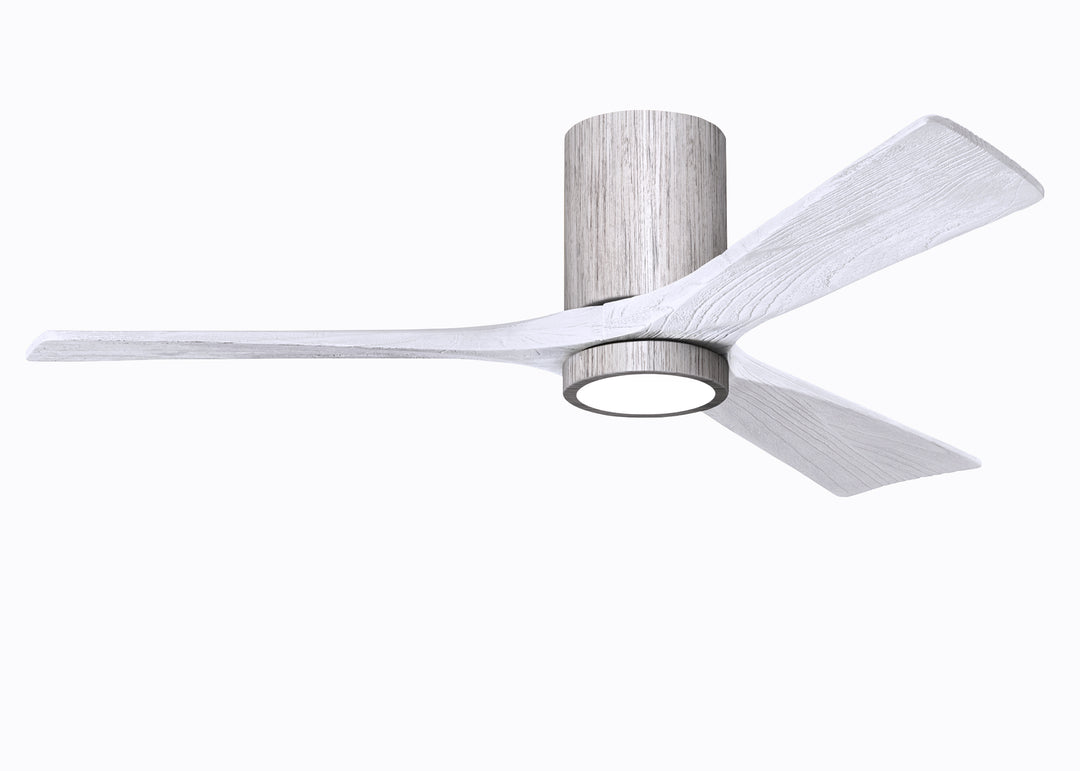 Matthews Fan Company Irene-3HLK 52" Flush Mounted Ceiling Fan with LED Light Kit