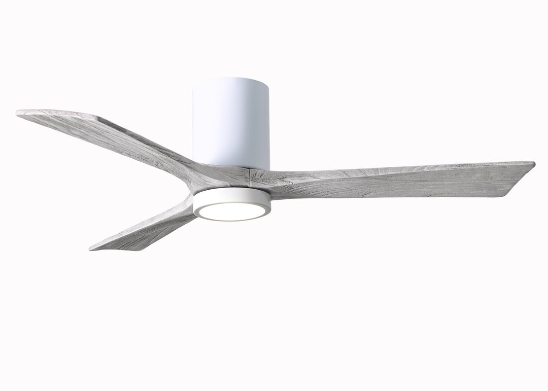 Matthews Fan Company Irene-3HLK 52" Flush Mounted Ceiling Fan with LED Light Kit