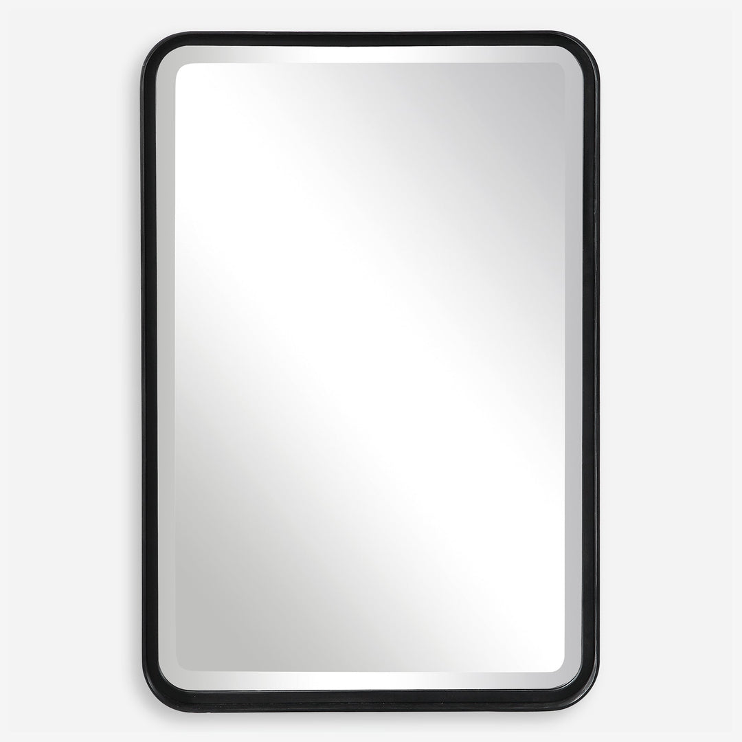 Uttermost Croften Black Vanity Mirror Mirrors Uttermost