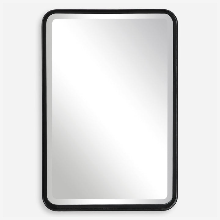 Uttermost Croften Black Vanity Mirror Mirrors Uttermost