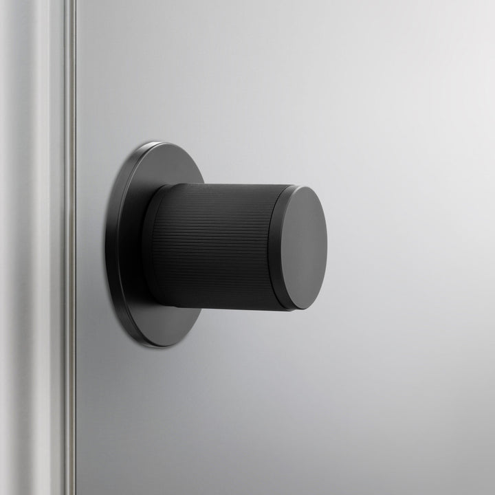 Buster + Punch Door Knob Set of 2, Linear Design, PASSAGE TYPE Door Hardware Buster + Punch