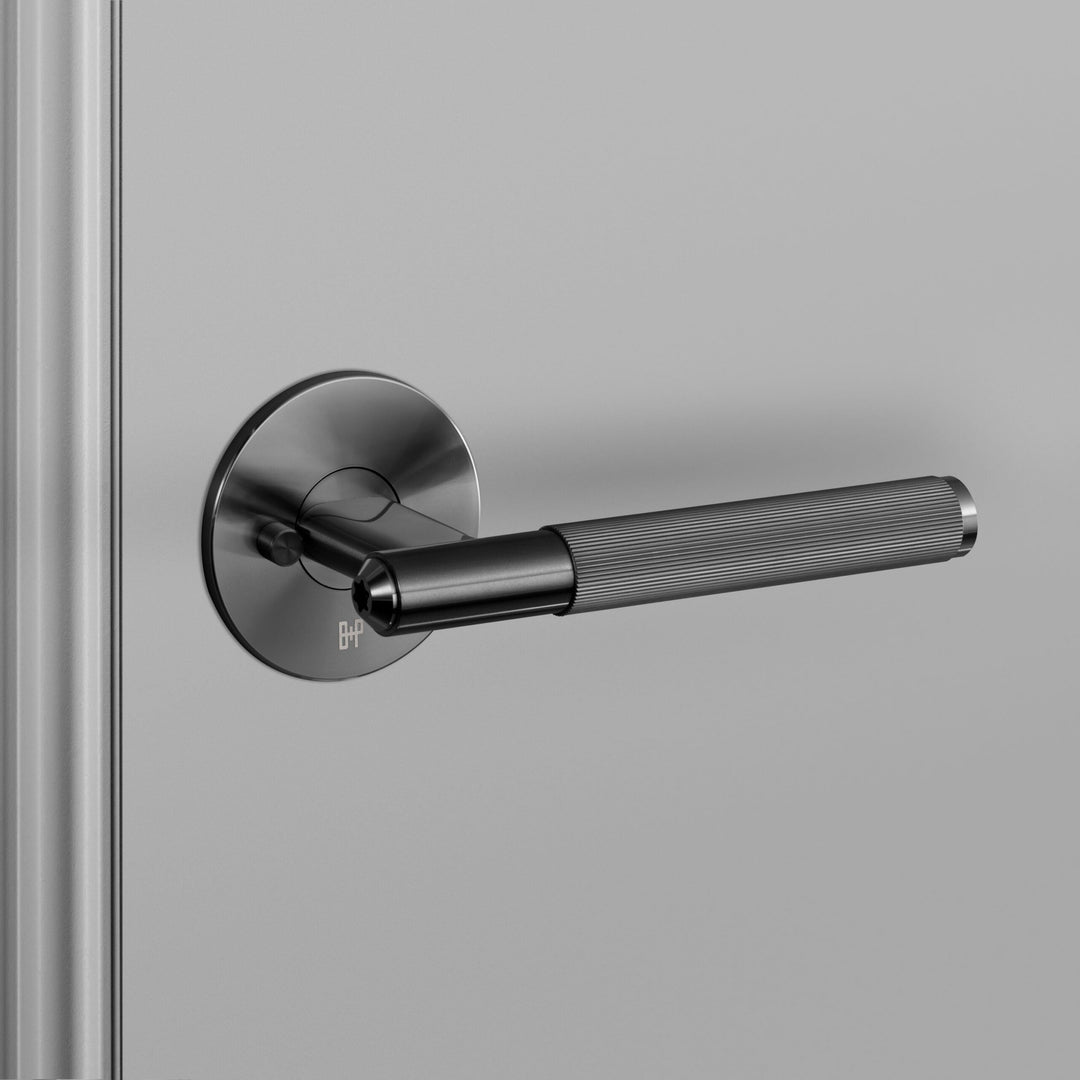Buster + Punch Conventional Door Handle, Linear Design - PRIVACY TYPE Door Hardware Buster + Punch