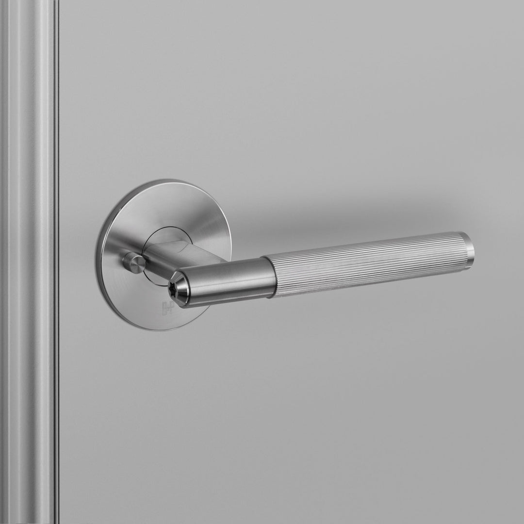 Buster + Punch Conventional Door Handle, Linear Design - PRIVACY TYPE Door Hardware Buster + Punch