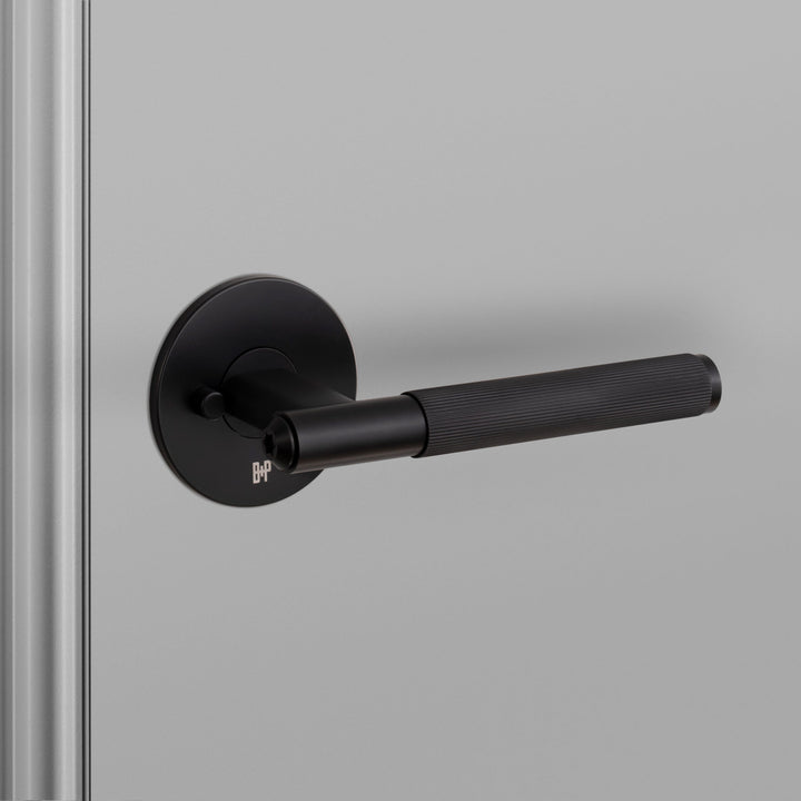 Buster + Punch Conventional Door Handle, Linear Design - PRIVACY TYPE Door Hardware Buster + Punch