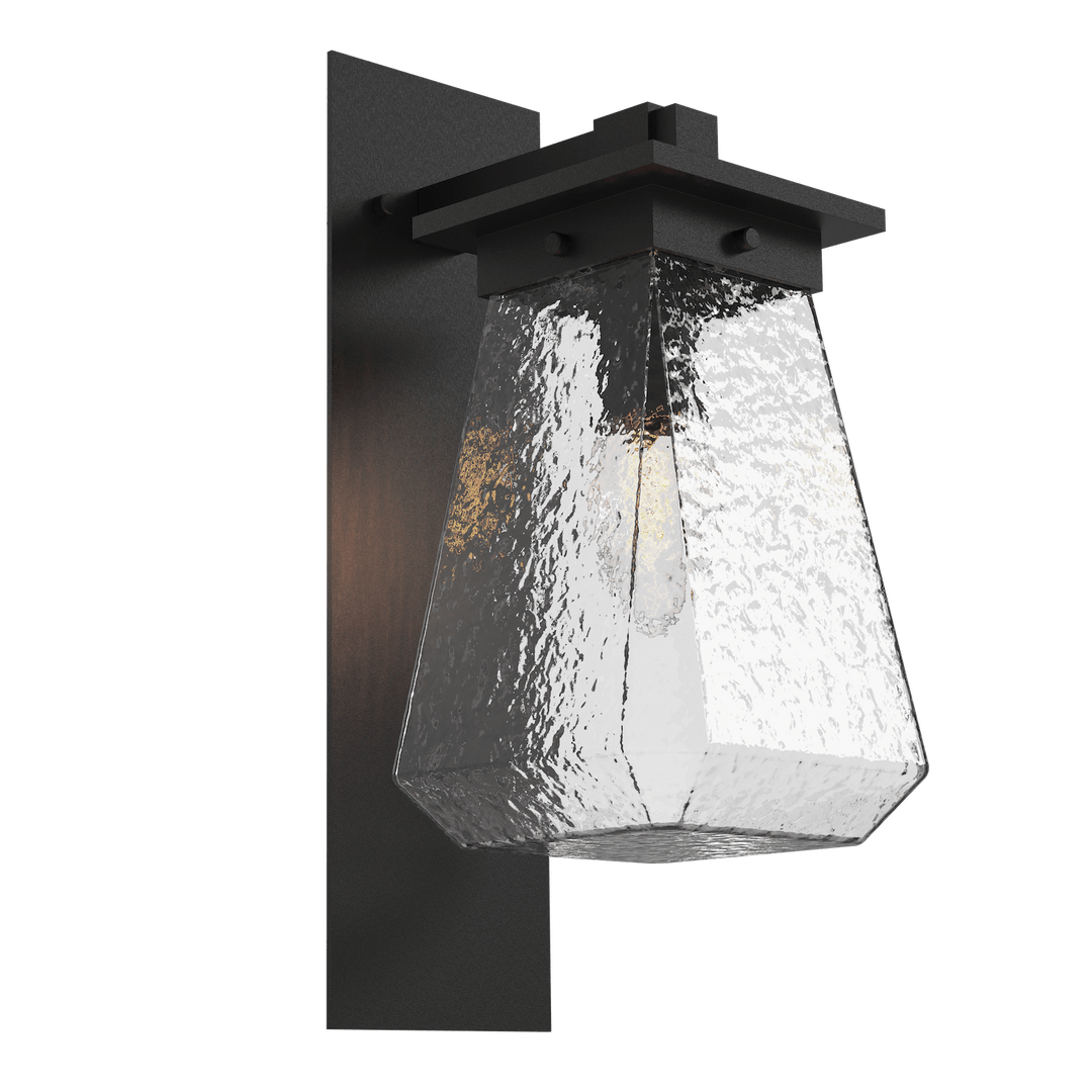 Hammerton Studio Beacon Outdoor Arm Sconce Outdoor Wall Lights Hammerton Studio Textured Black (Outdoor) E26 Bulb Base