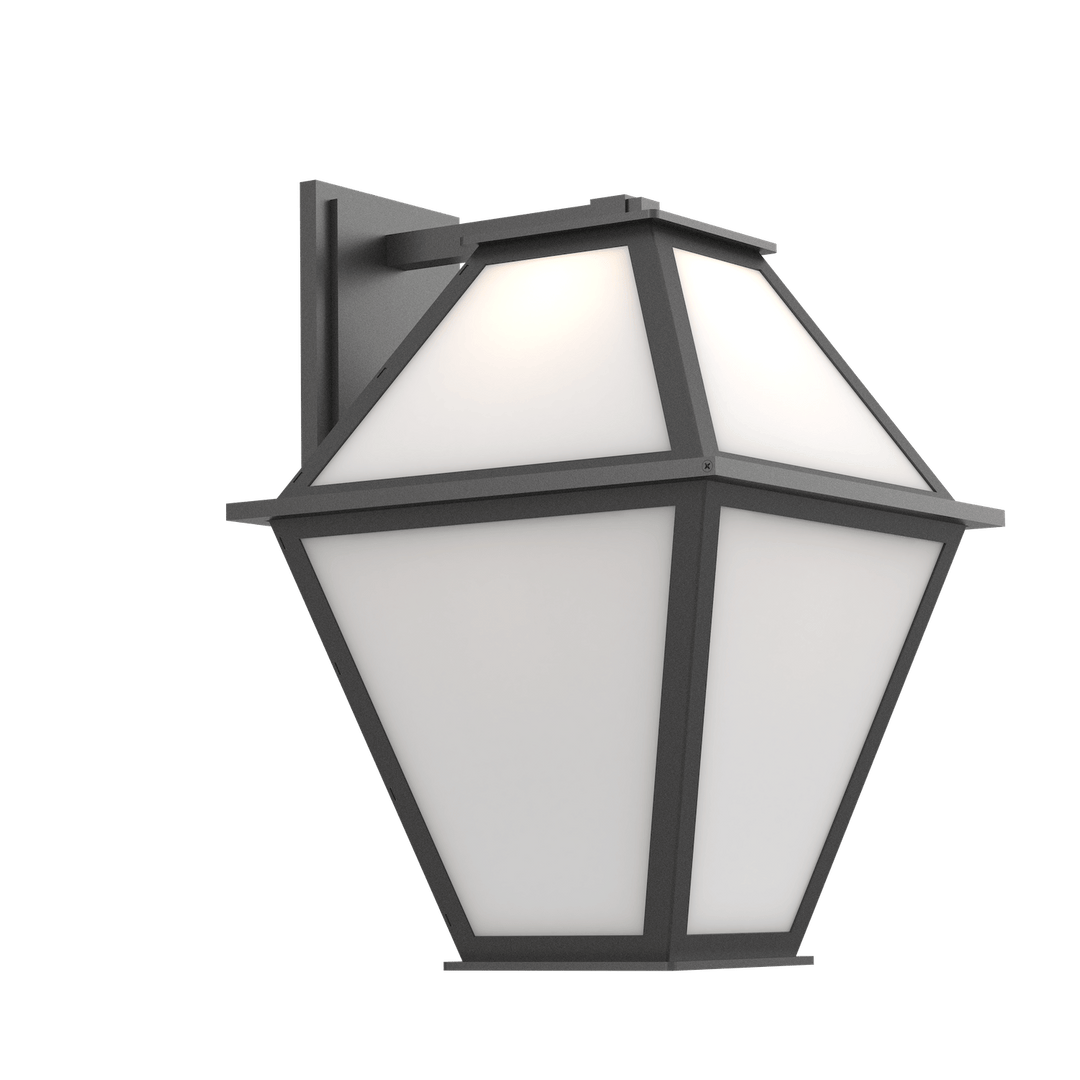 Hammerton Studio Terrace Frosted Lantern Outdoor Wall Lights Hammerton Studio Argento Grey (Outdoor) Floret Inner - Smoke Outer