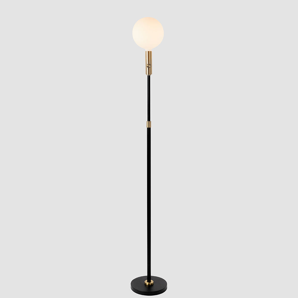 Tala Poise Adjustable Floor Lamp + Sphere V Floor Lamps Tala Brass