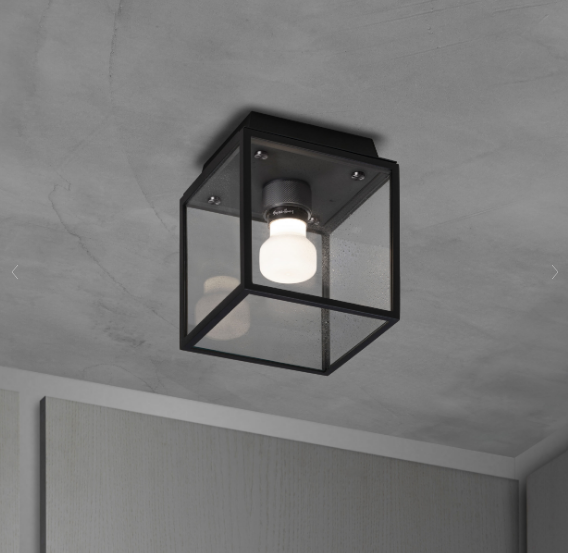 Buster + Punch Caged Wet / Wall Outdoor Wall Lights Buster + Punch Small Gun Metal