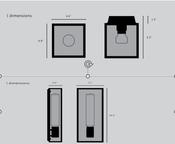 Buster + Punch Caged Wet / Wall Outdoor Wall Lights Buster + Punch