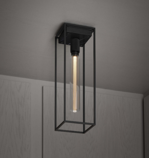 Buster + Punch Caged Ceiling / Large Ceiling Semi Flush Mounts Buster + Punch Black Marble