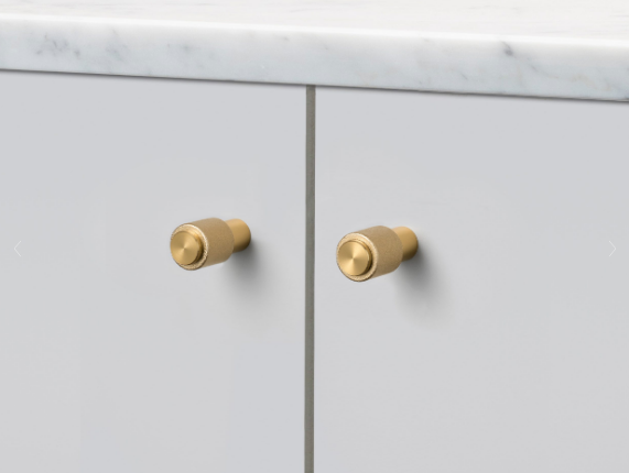 Buster + Punch Furniture Knob / Cast Cabinet Hardware Buster + Punch Brass