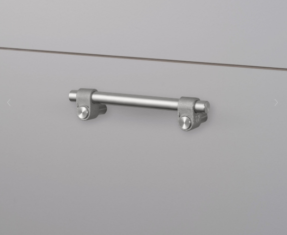 Buster + Punch Pull Bar / Cast Cabinet Hardware Buster + Punch Small Steel