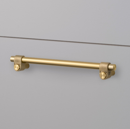 Buster + Punch Pull Bar / Cast Cabinet Hardware Buster + Punch Medium Brass