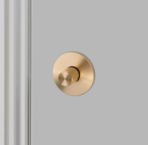Buster + Punch Thumbturn Lock / Cross Door Hardware Buster + Punch Brass