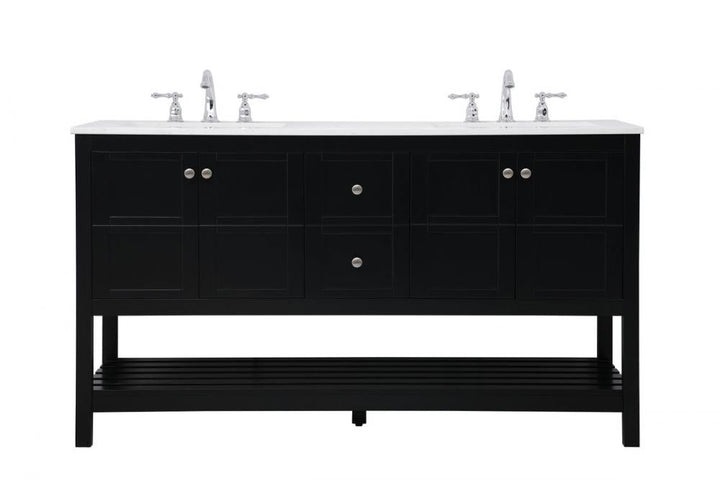 Elegant Theo Bathroom Vanity - Double Sink