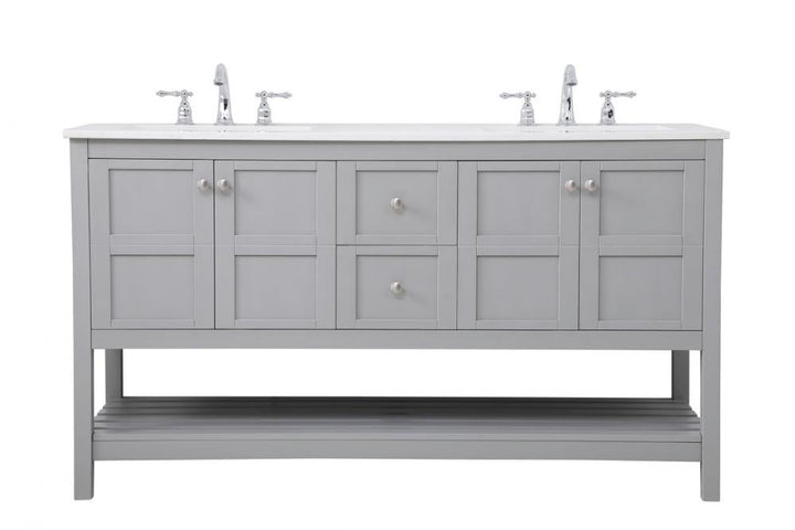 Elegant Theo Bathroom Vanity - Double Sink