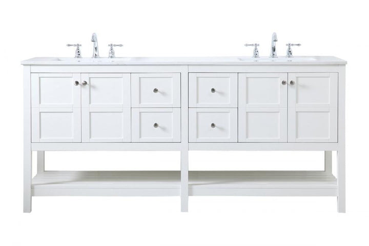 Elegant Theo Bathroom Vanity - Double Sink