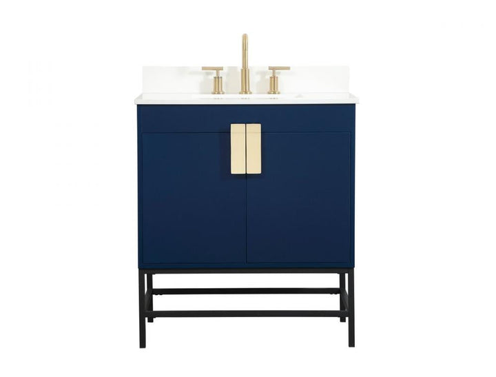 Elegant Eugene Bathroom Vanity w/ Backsplash