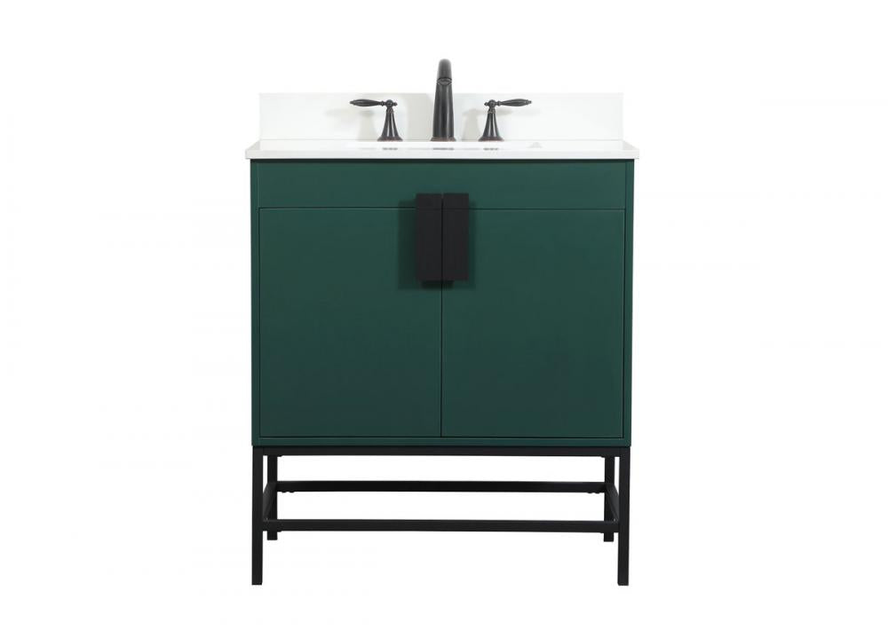 Elegant Eugene Bathroom Vanity w/ Backsplash