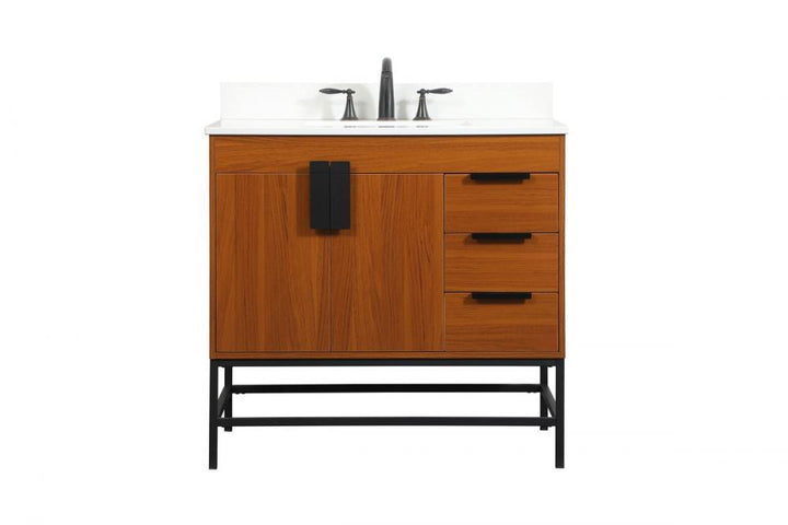 Elegant Eugene Bathroom Vanity w/ Backsplash