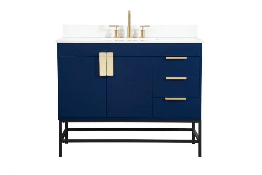 Elegant Eugene Bathroom Vanity w/ Backsplash