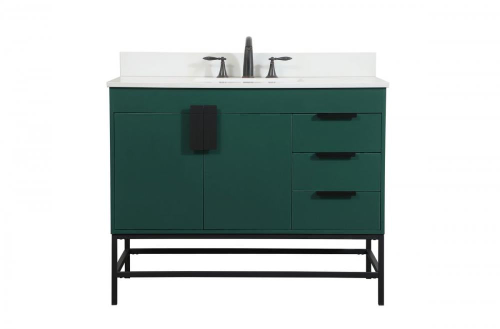 Elegant Eugene Bathroom Vanity w/ Backsplash