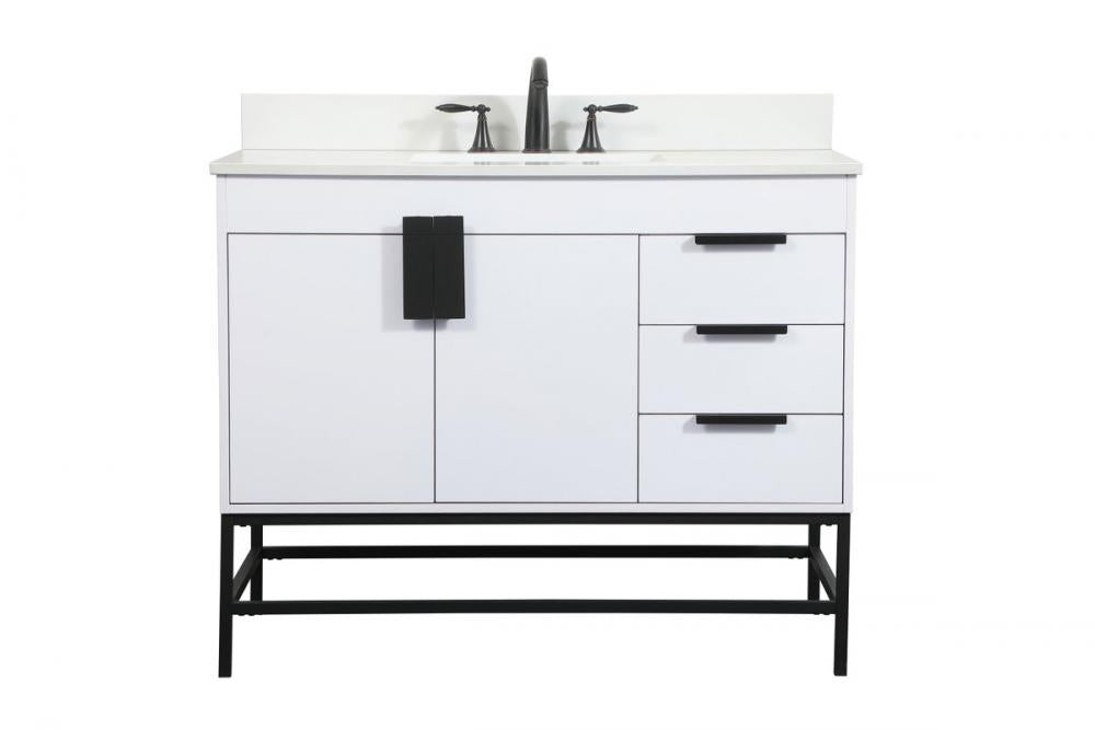 Elegant Eugene Bathroom Vanity w/ Backsplash