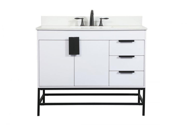 Elegant Eugene Bathroom Vanity w/ Backsplash