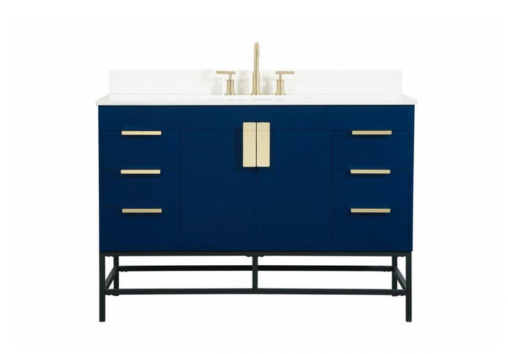 Elegant Eugene Bathroom Vanity w/ Backsplash