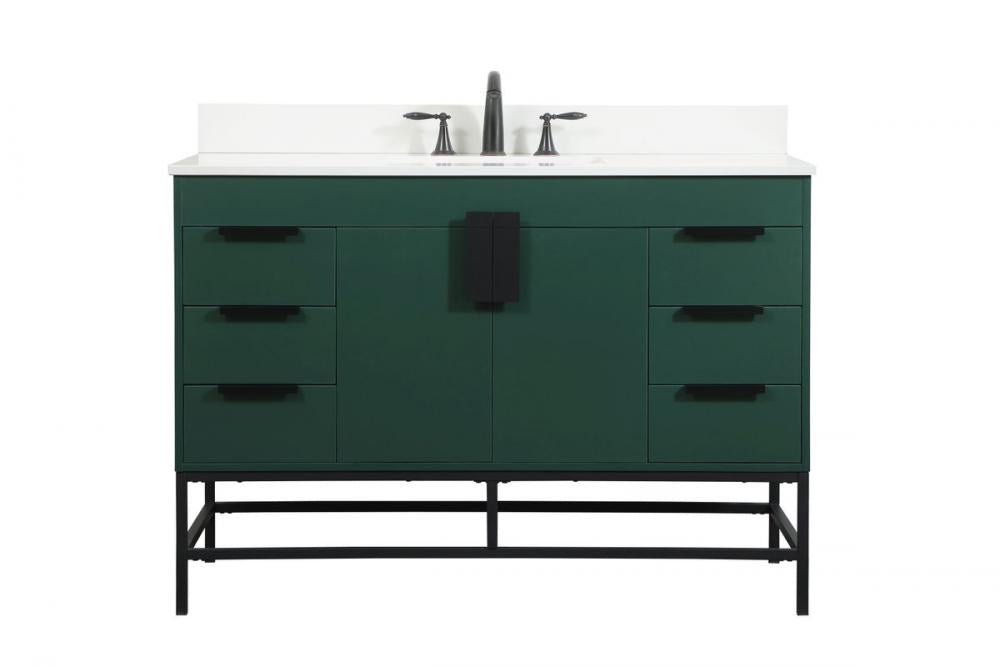 Elegant Eugene Bathroom Vanity w/ Backsplash