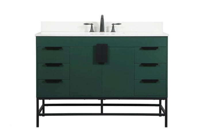 Elegant Eugene Bathroom Vanity w/ Backsplash