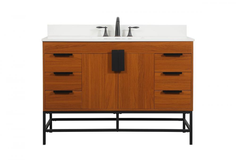 Elegant Eugene Bathroom Vanity w/ Backsplash
