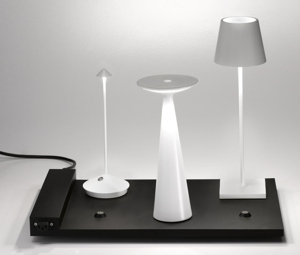 6-Lamp Charging Carpet: Poldina, Pina, Dama & Olimpia Cordless Lamps Zafferano America
