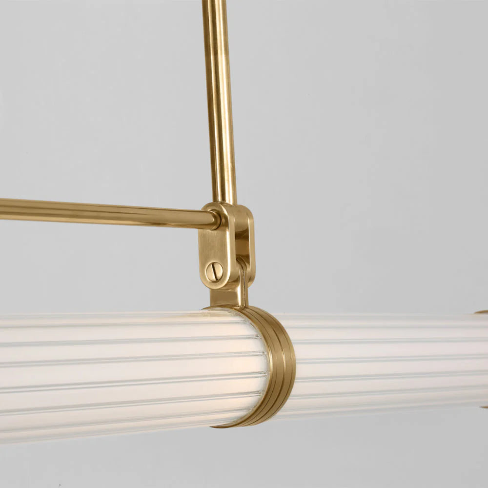 Tech Lighting Alo X-Large Linear Chandelier from the Visual Comfort Modern Collection