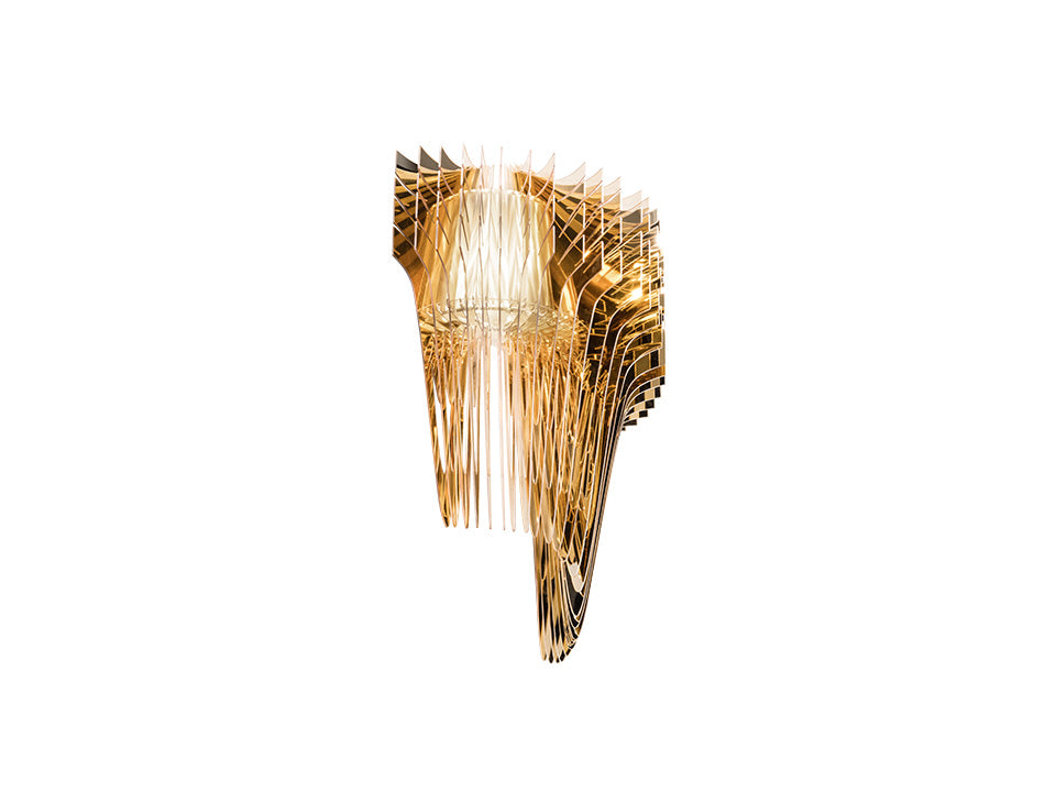SLAMP ARIA APPLIQUE Wall Sconces Slamp GOLD