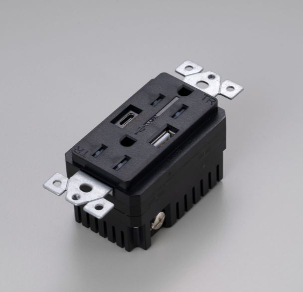 Buster + Punch DUPLEX OUTLET MODULE + 2 USB - A + C