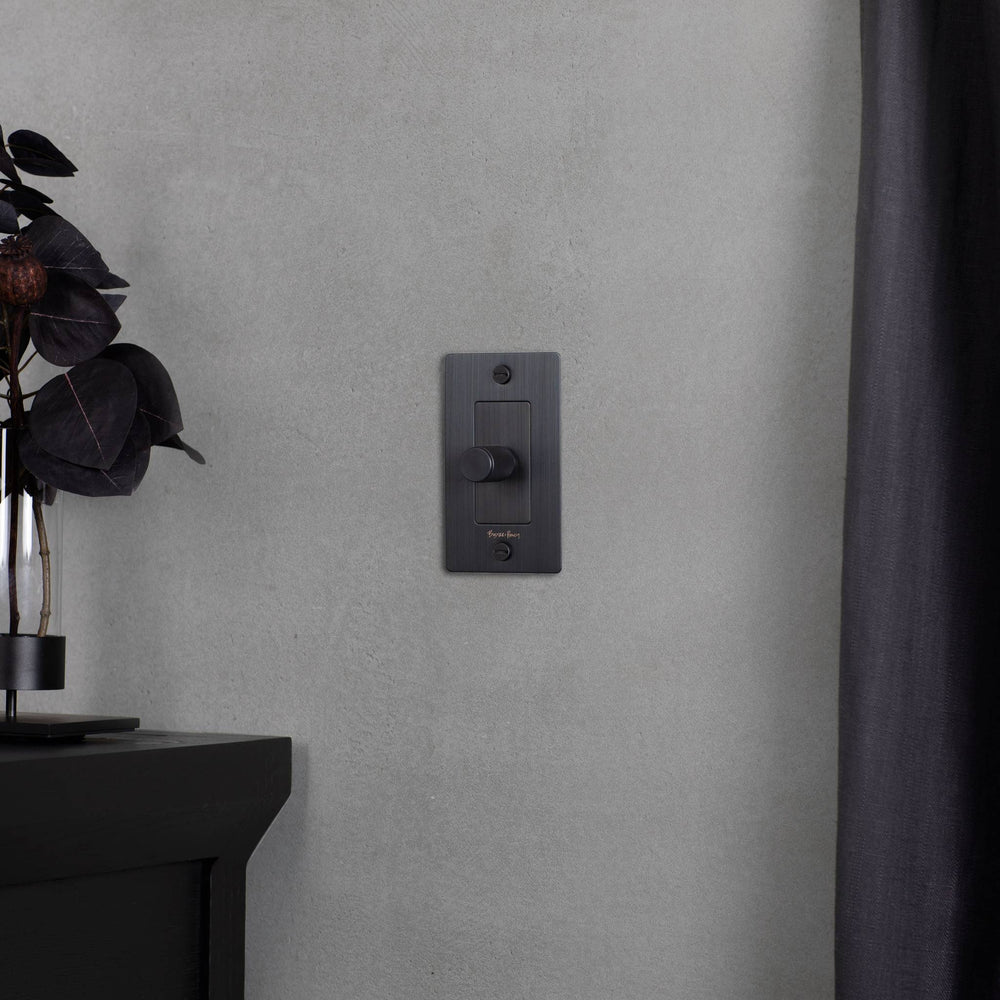 Buster + Punch 1 Gang Dimmer/LED/Cross/with logo/