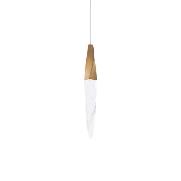 Schonbek Beyond Kindjal Mini Pendant Mini-Pendants Schonbek Beyond Aged Brass 3x3x18