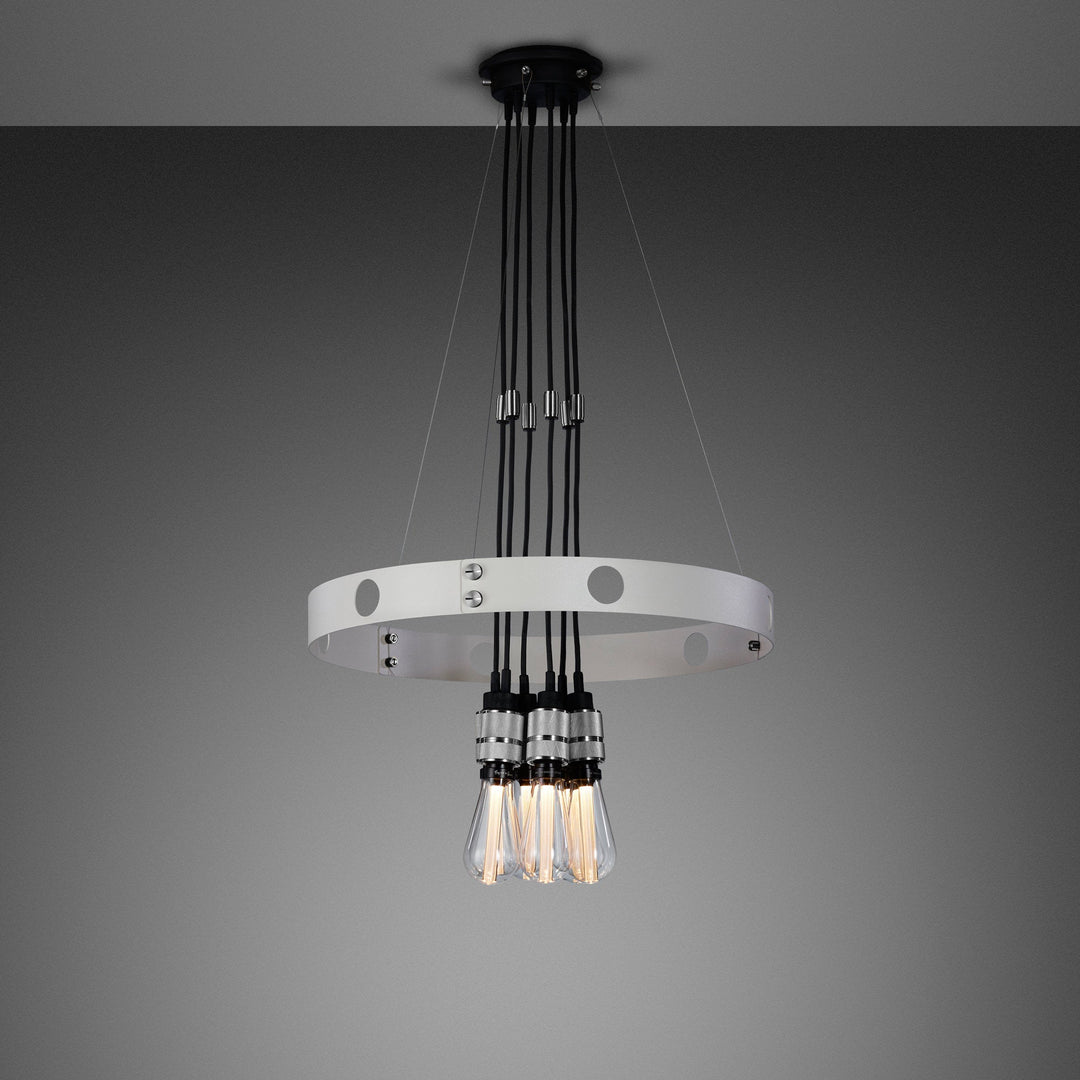 Buster + Punch Hero Light NHE Chandeliers Buster + Punch Stone / Steel 30"