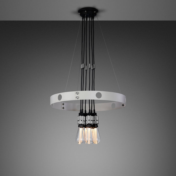 Buster + Punch Hero Light NHE Chandeliers Buster + Punch Stone / Steel 30"